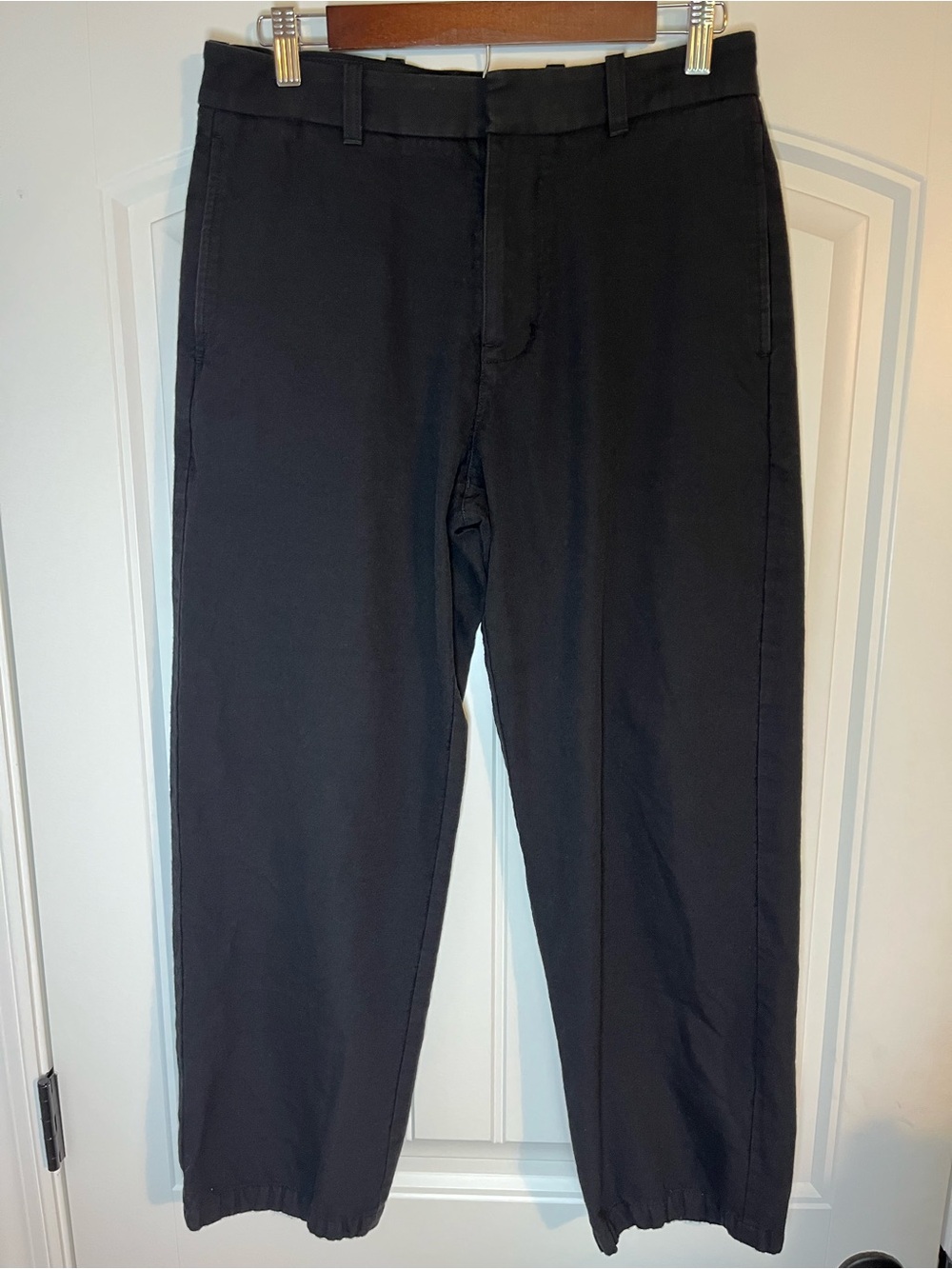 Madewell Cotton-Wool Blend Trousers Men’s Size 29 Waist Black